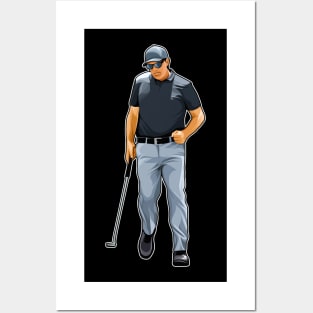 Phil Michelson Birdie Putt Posters and Art